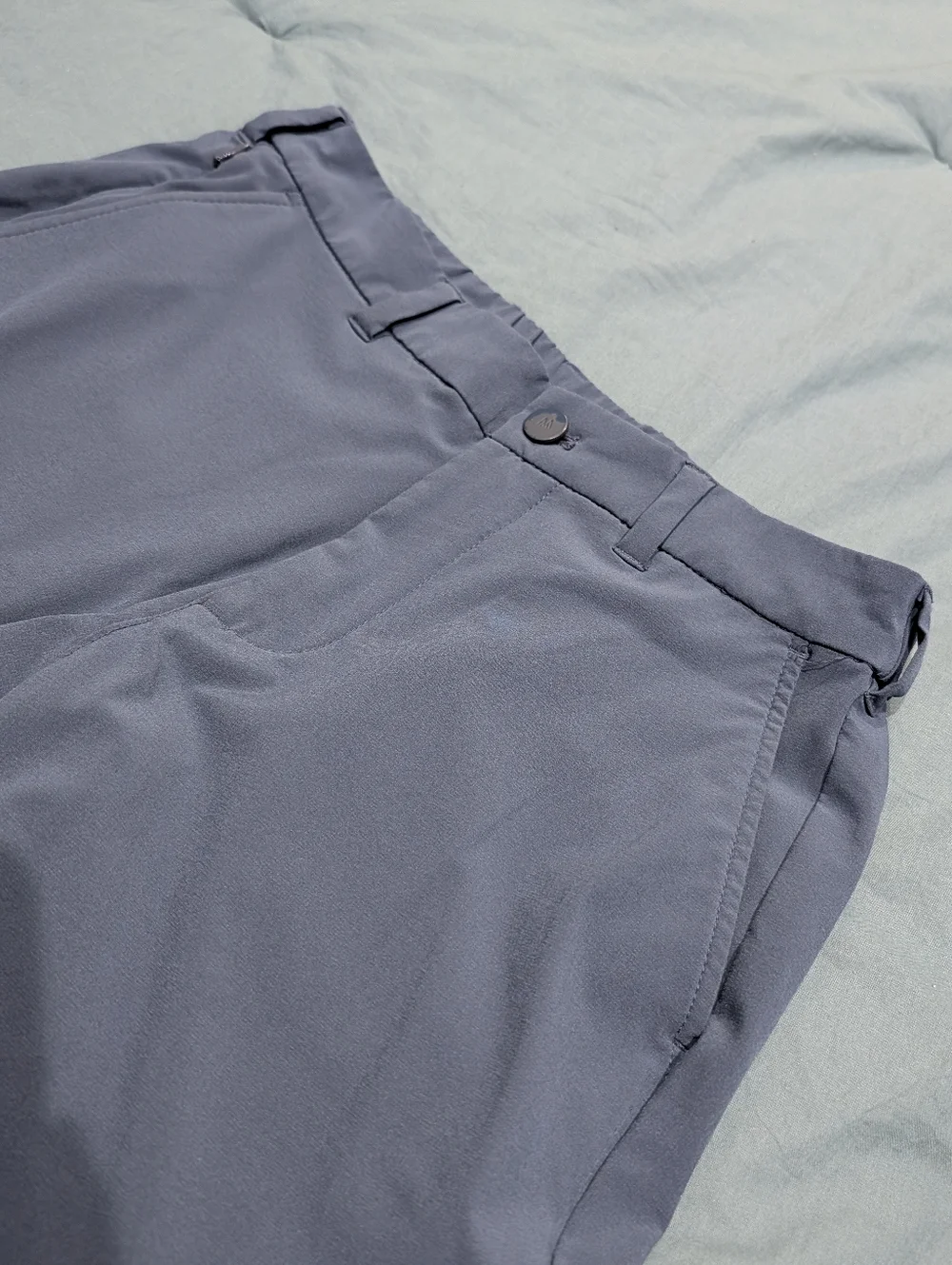 Mizzen+Main Helmsman Slim Joggers Blue 30W Golf Performance Pants Stretch Travel - Picture 15 of 15